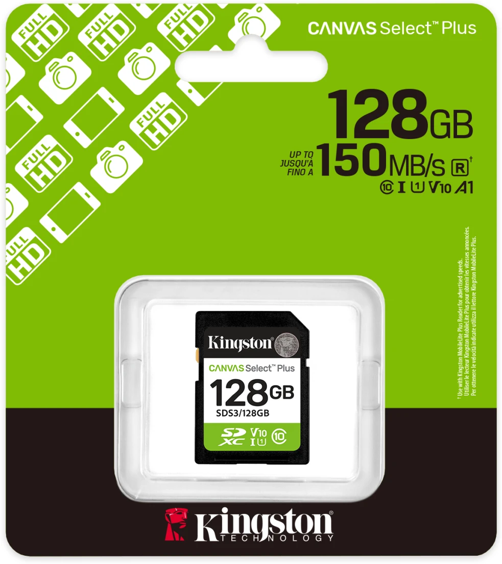 Imagen 2 de Memoria 128GB SD XC Canvas Select Plus Gen3 150MB/