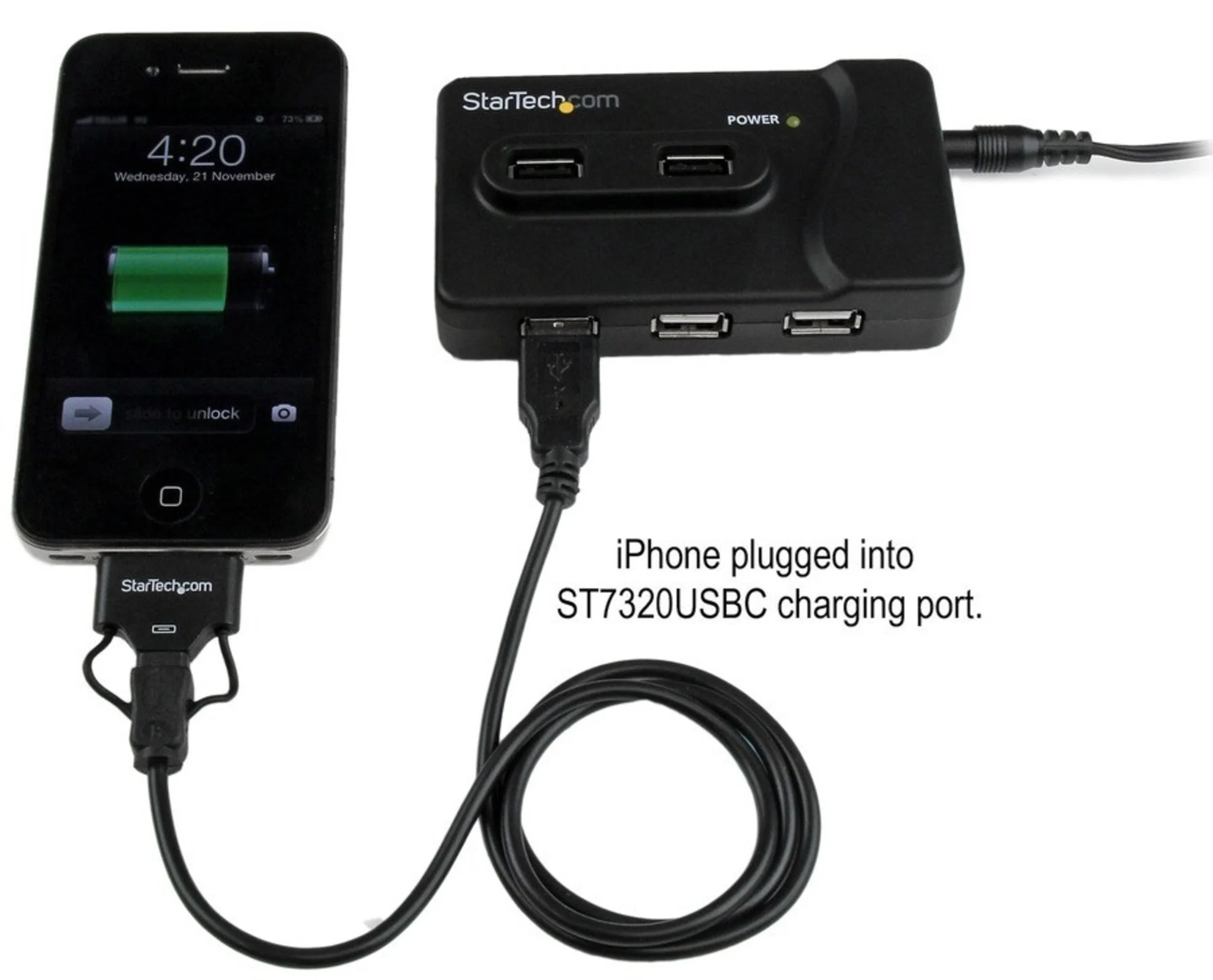 Imagen 8 de HUB Concentrador StarTech Host USB-A 3.0, 6 Puertos USB-A 3.0 4800Mbit/s Negro