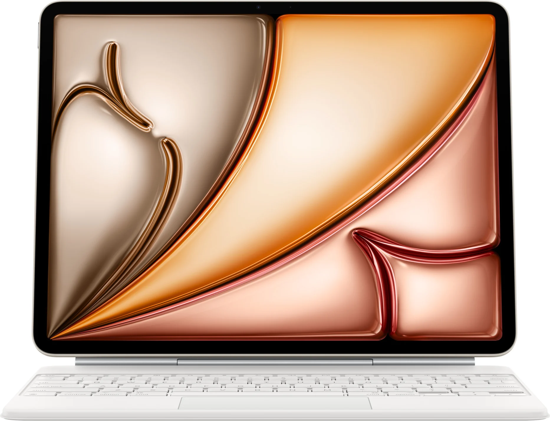 Imagen 0 de MDFW4LA/A Magic Keyboard para iPad Air 13 M3 español blanco  