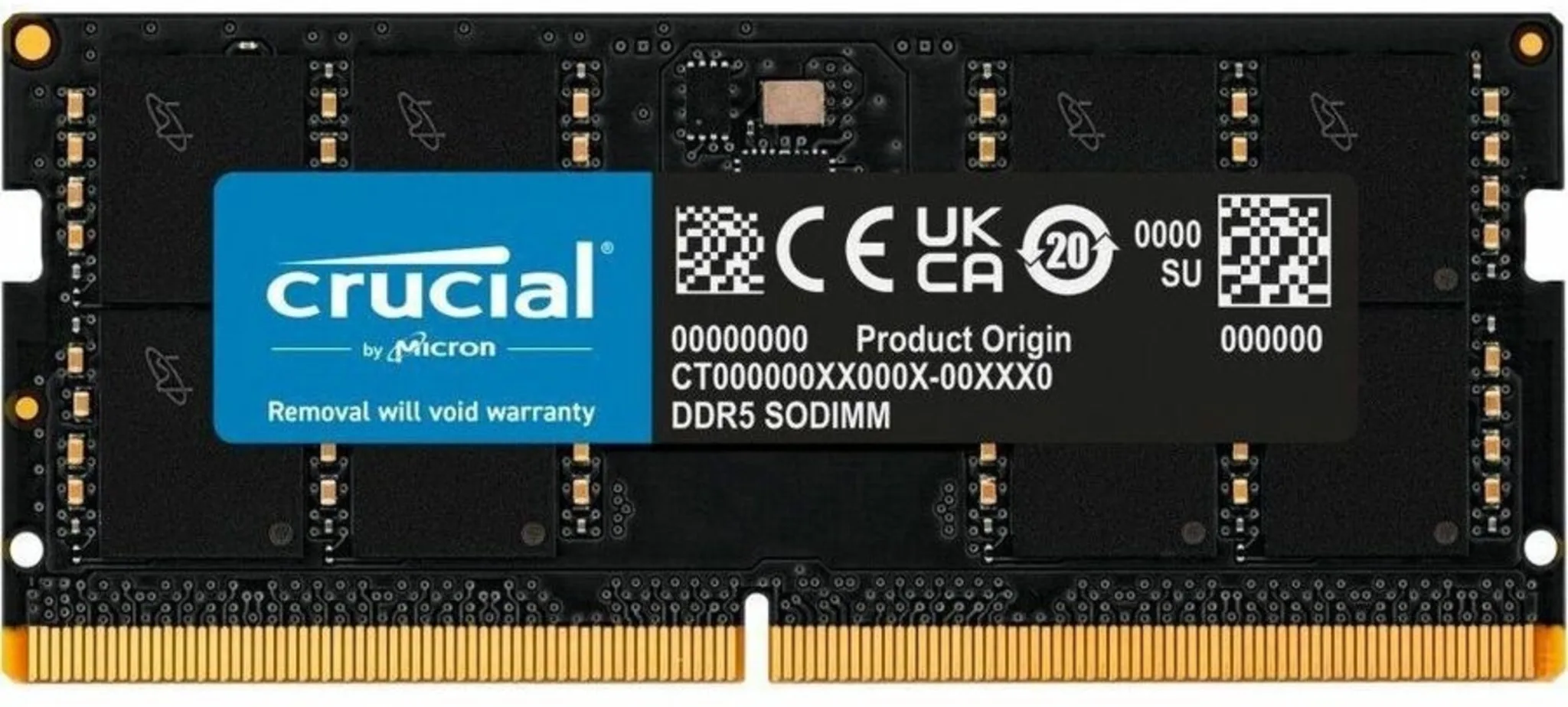 Imagen 0 de Memoria RAM 48GB DDR5 5600MHz So-DIMM CL46 Non-ECC 1.1v 262P - Crucial