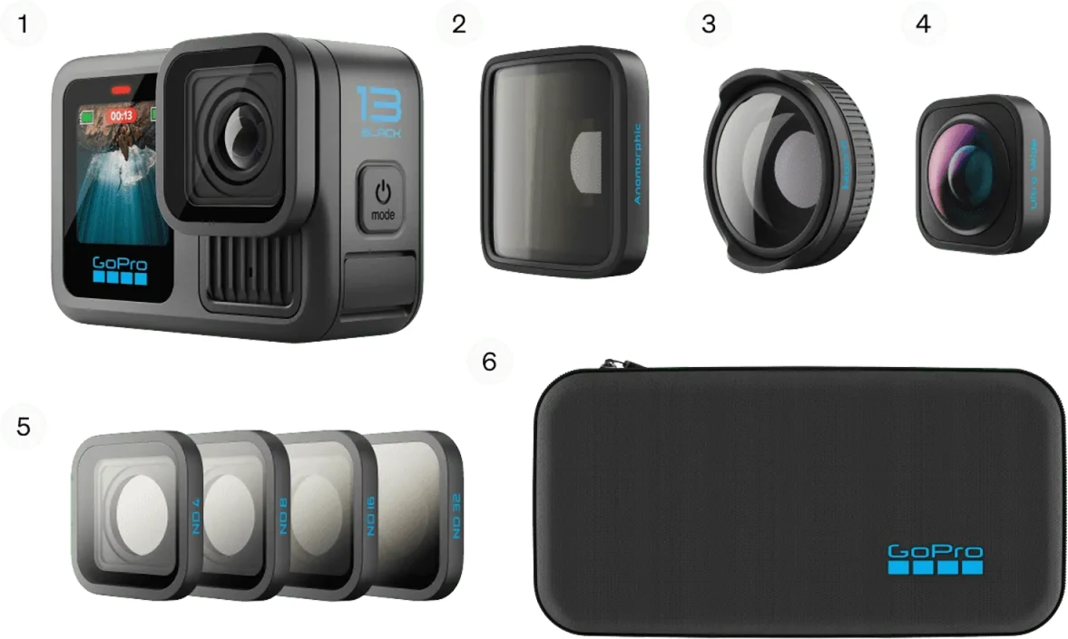 Imagen 0 de Cámara de Acción GoPro HERO13 Black + Lentes HB