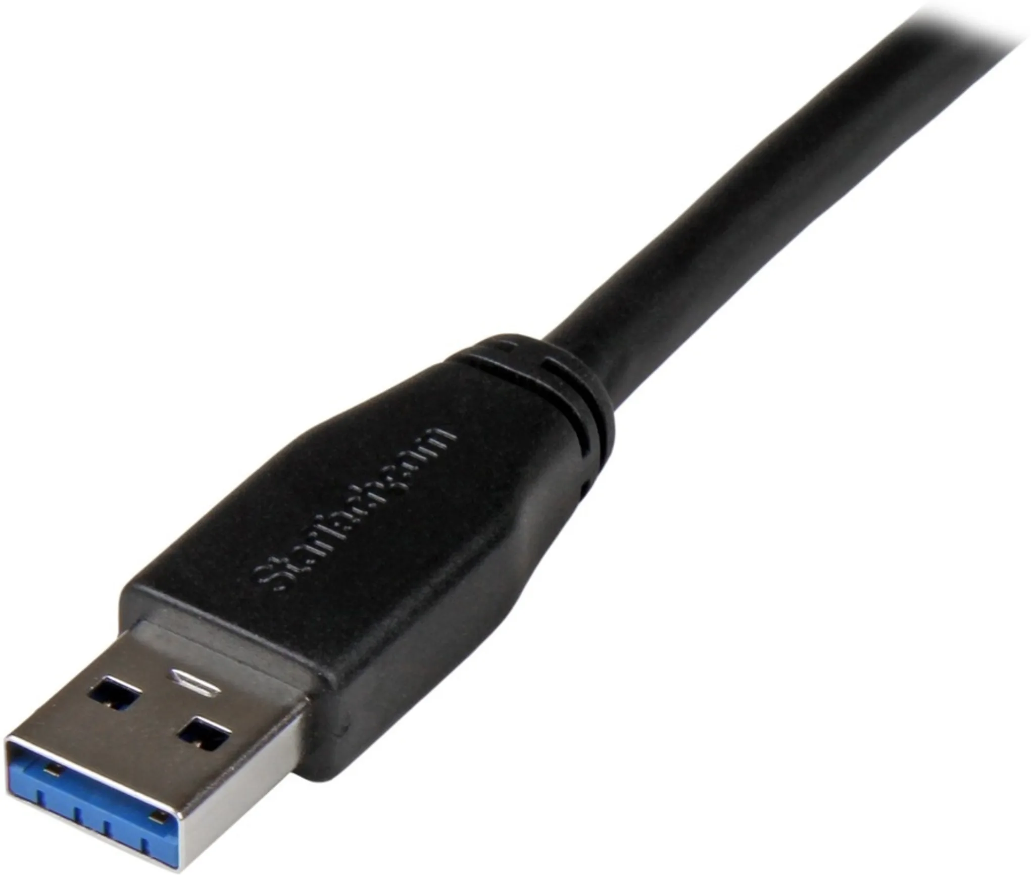 Imagen 1 de Cable USB 3.0 Tipo-A a USB Tipo-B M/M 5 Gbit/s 24/28AWG 10mts Act. Negro StarTec