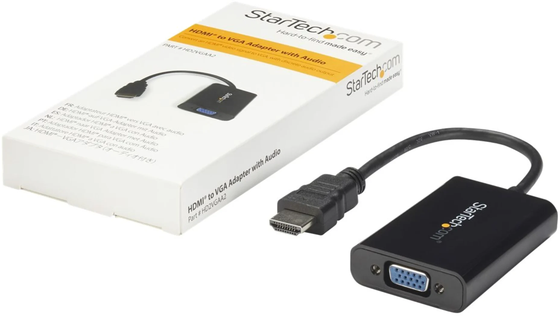 Imagen 3 de Adaptador HDMI Macho a VGA Hembra Resolución 1920*1200 