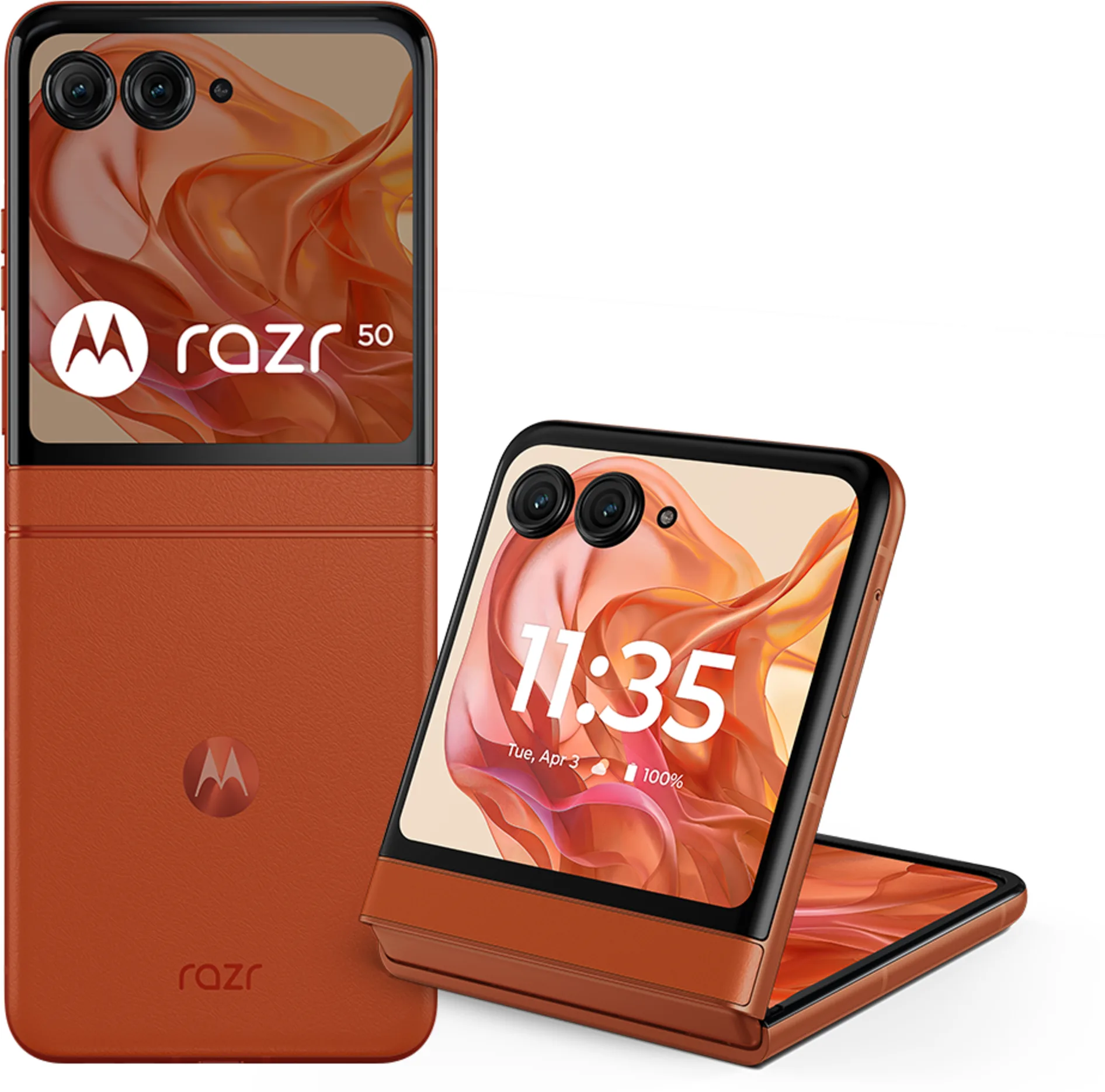 Imagen 0 de Celular Motorola Razr 50 Memoria 512GB RAM 12GB 50MP 6.9' Naranja