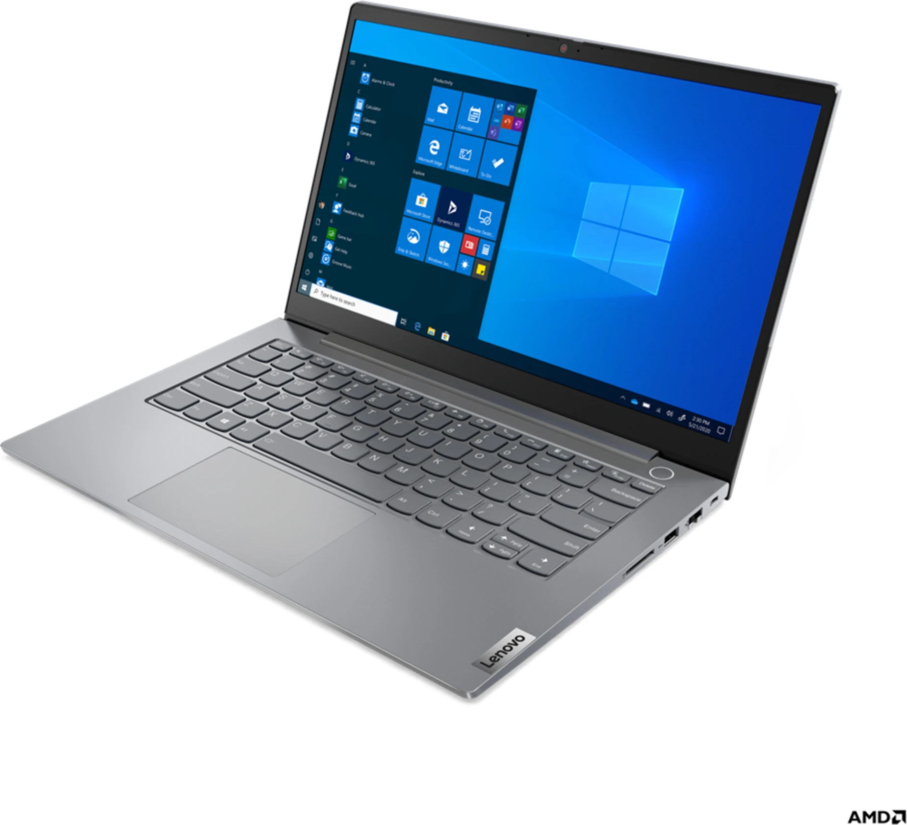 Imagen 3 de Notebook Lenovo ThinkBook 14 G3 ACL AMD R3-5300U RAM 4GB SSD 256GB 14" W11P