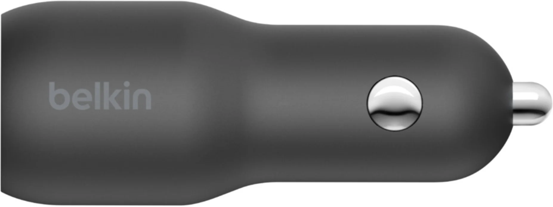 Imagen 1 de Belkin BOOST UP Dual Car Charger with PPS 37W - Adaptador de corriente para el coche - 37 vatios - PD 3.0 - 2 conectores de salida (USB, 24 pin USB-C)