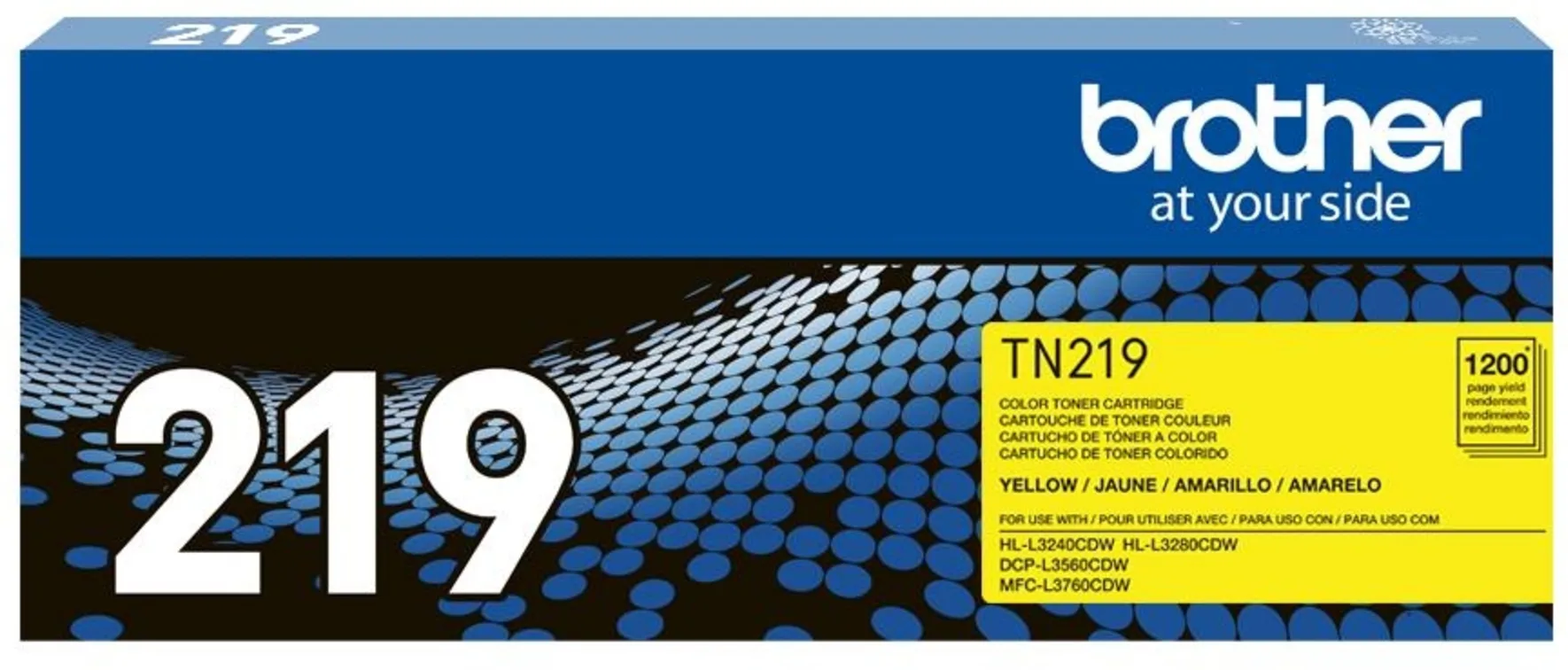 Imagen 0 de Toner Brother TN219Y Amarillo DCPL3560CDW HLL3280CDW MFCL3760CDW 1.200Pág