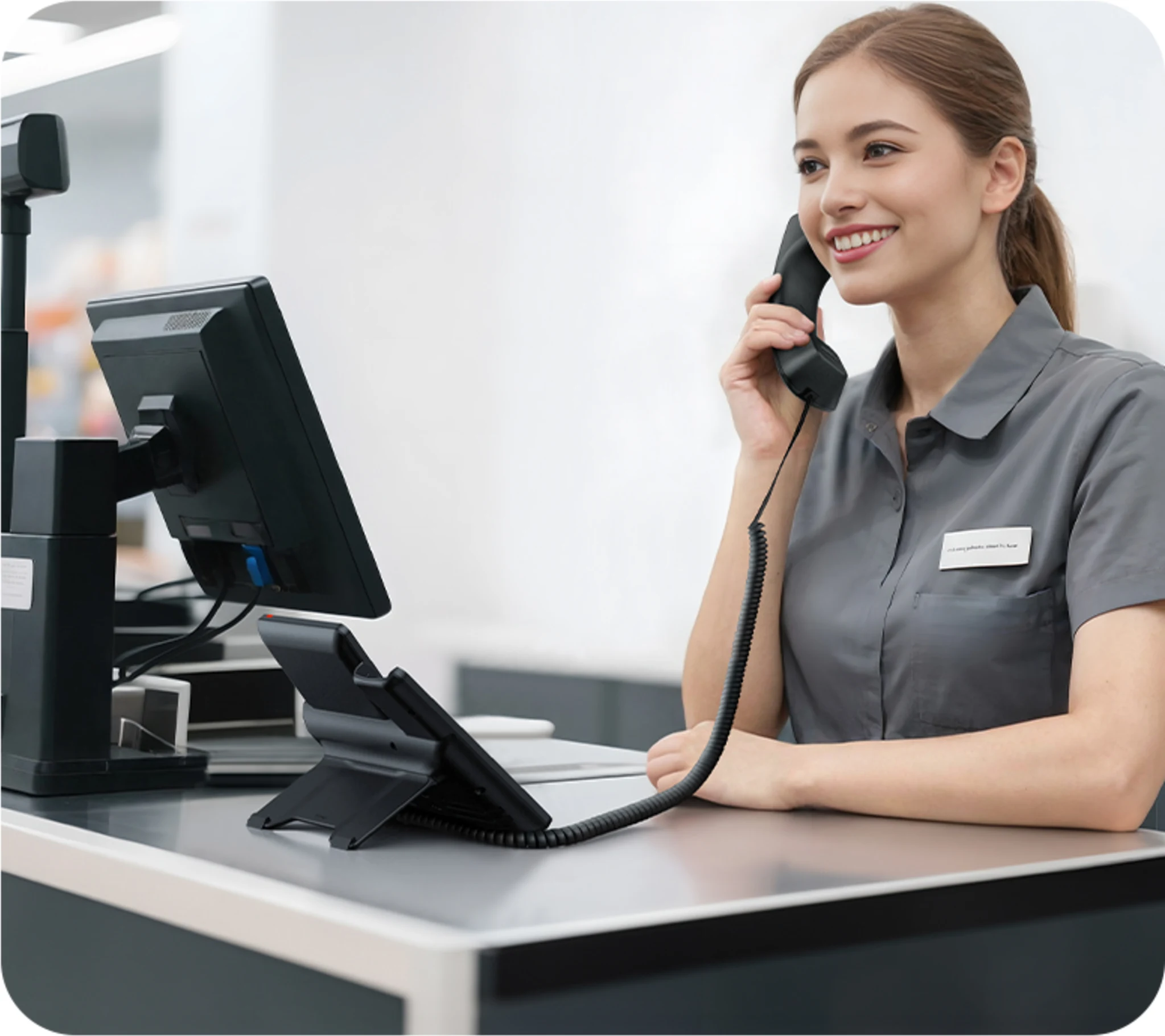 Imagen 2 de "Telef. IP profesional con pantalla a color 2,8"", audio HD con cancelacion ruid