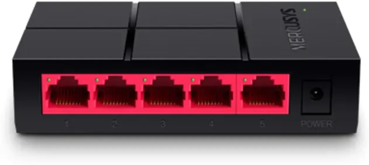 Imagen 0 de Switch Mercusys MS105G 5x Prts 10/100/1000Mbps Ult. compacto Plug&Play (SinPoE)