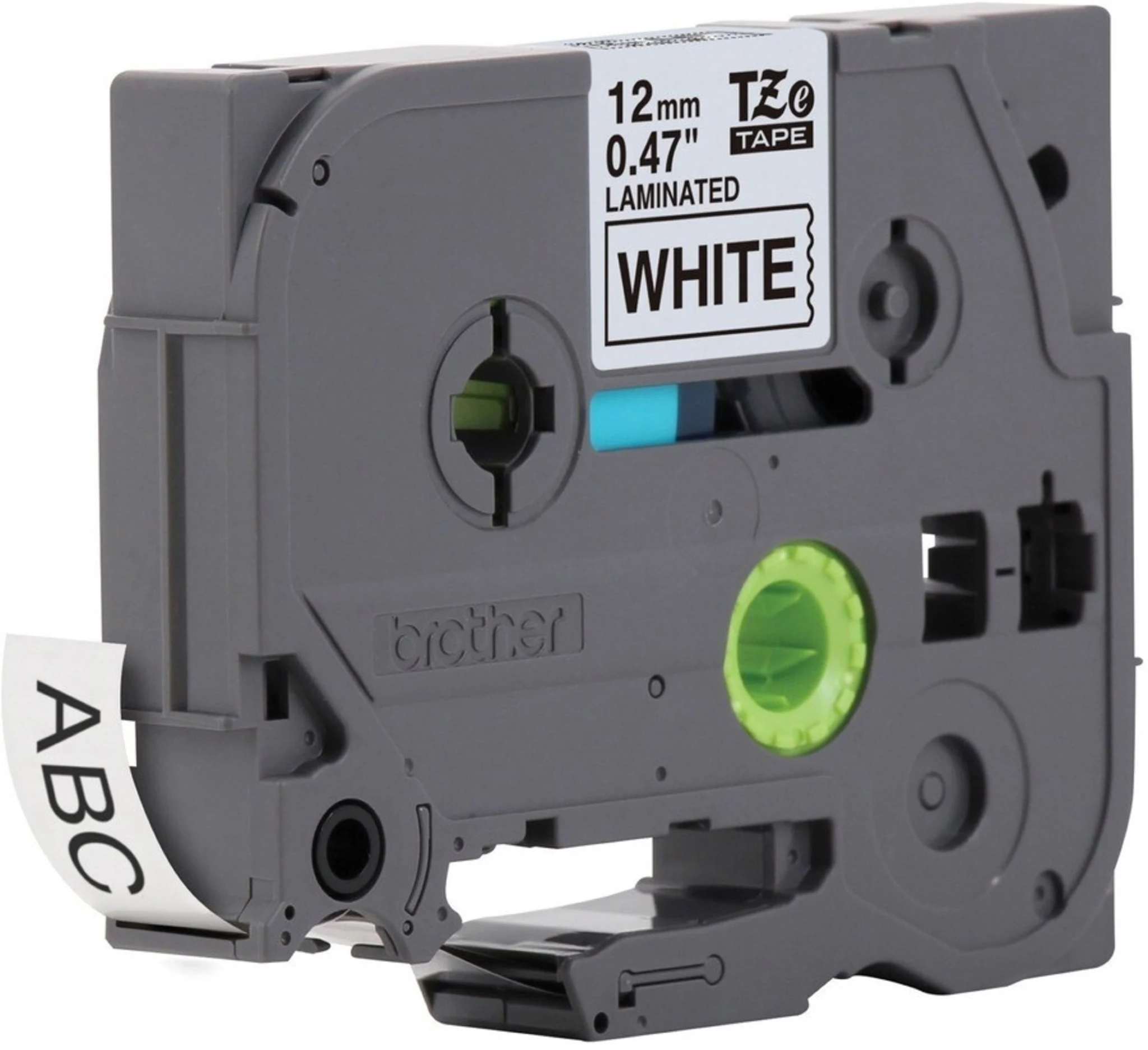 Imagen 2 de Cinta Brother TZE-231 12mm x 8m Texto Negro Sobre Blanco