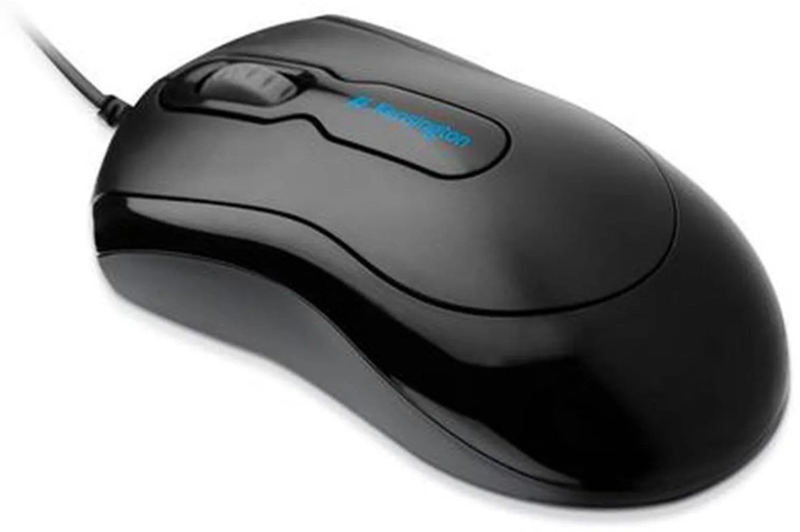 Imagen 2 de Mouse Alámbrico Kesington Óptico USB In a Box Color Negro 