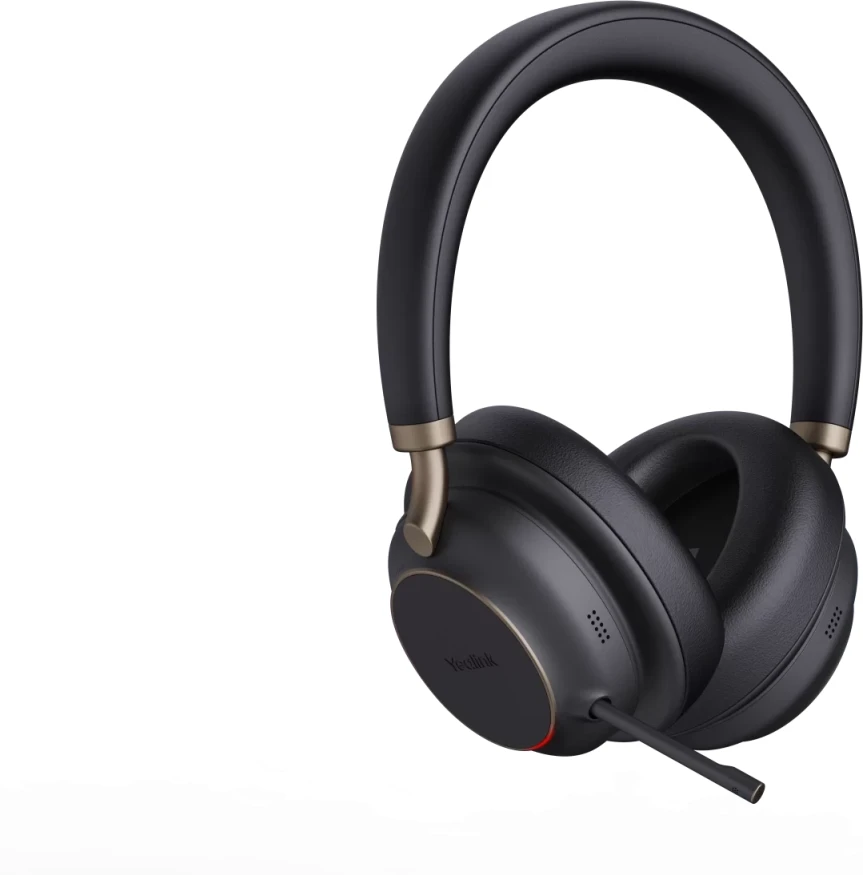 Imagen 1 de Cintillo Bluetooth binaural color negro , con cancelacion de ruido activa, puerto de carga USB A