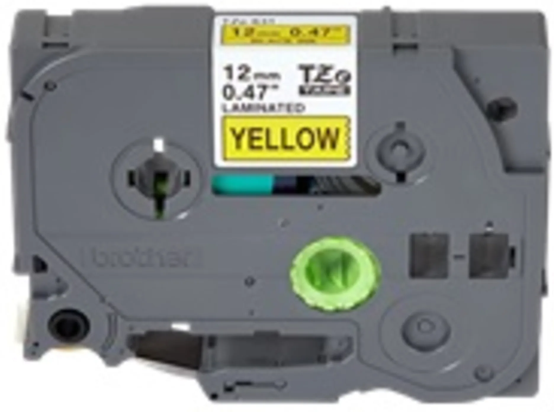 Imagen 0 de Cinta Brother TZE-631 Negro sobre Amarillo 12mm 