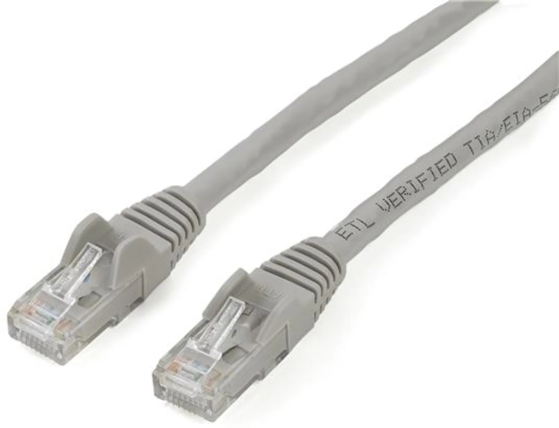 Imagen 0 de Cable de Red StarTech CAT6 GigE Ethernet RJ-45 sin Enganche 2mts Color Gris