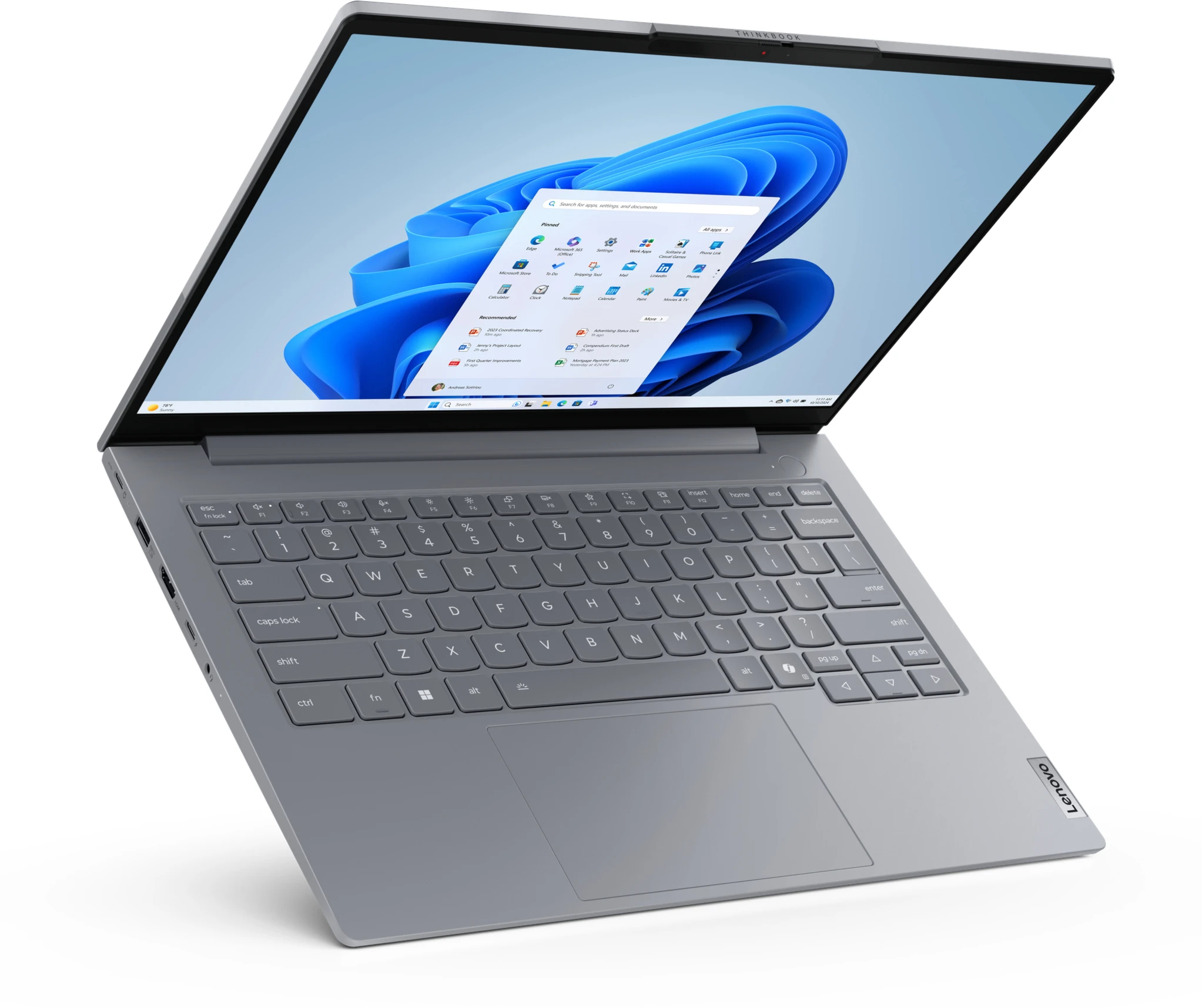 Imagen 7 de Notebook Lenovo ThinkBook 14 G8 IRL Intel Core 3 100U 8GB 512GB 14" Sin Sist Op.