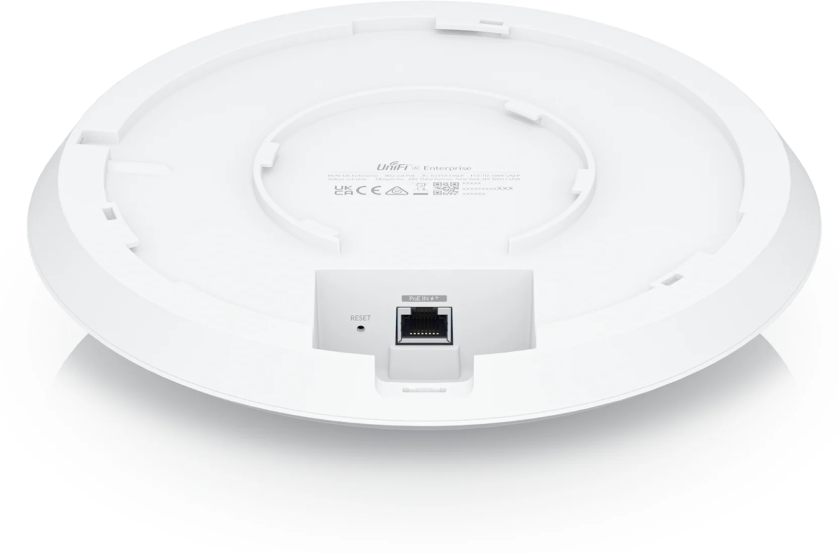 Imagen 4 de Access Point Ubiquiti U6-Enterprise Wifi 6, 22/26dBm c/antena 3.2/5.3dbi s/iny P