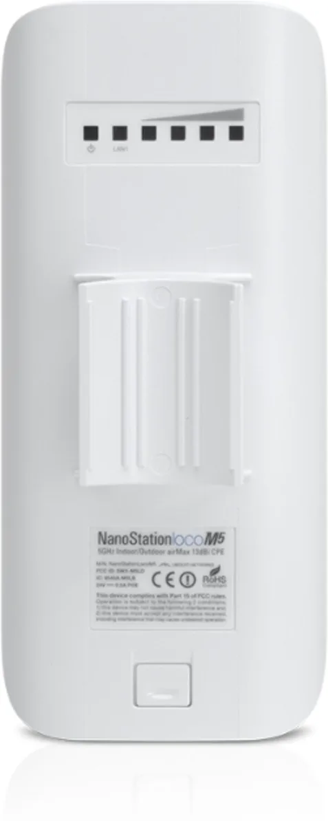 Imagen 1 de Ubiquiti NanoStation airMax para conexion PtP en 5GHz 23dBm/13dBi