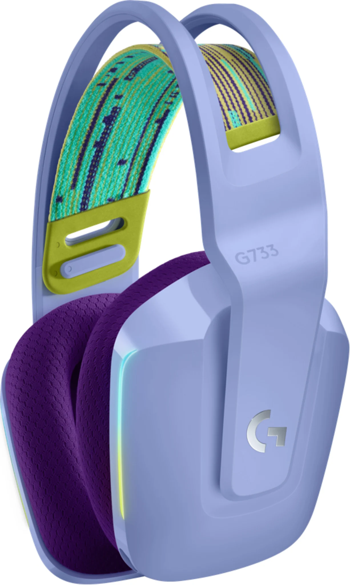 Imagen 1 de Logitech G733 LIGHTSPEED Wireless RGB Gaming Headset LILAC