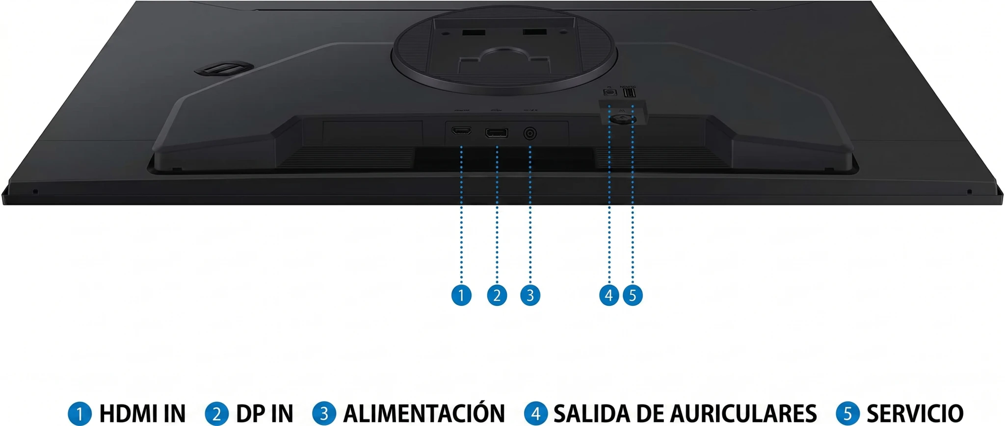 Imagen 6 de Monitor Gamer Samsung Odyssey G5 G50F 32" QHD 2540*1440 IPS HDMI 1ms(GTG) 180Hz 