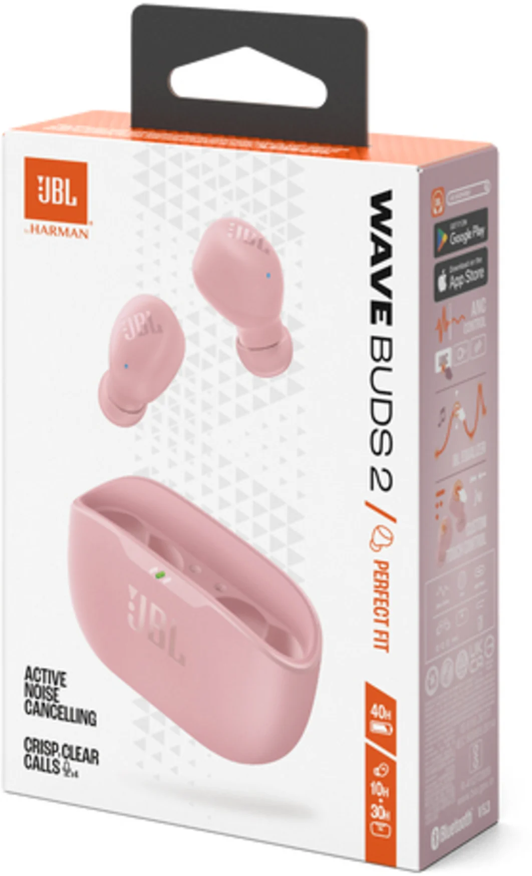 Imagen 9 de Audífonos Inalámbricos InEar JBL Wave Buds 2, c/Mic Cuna de Carga Color Rosado