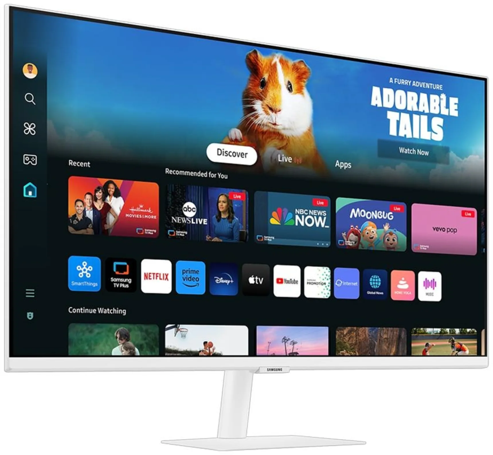 Imagen 1 de Monitor Smart Samsung M50D M5 32" FHD1920*1080 WiFi BT VA HDMI USB 60Hz