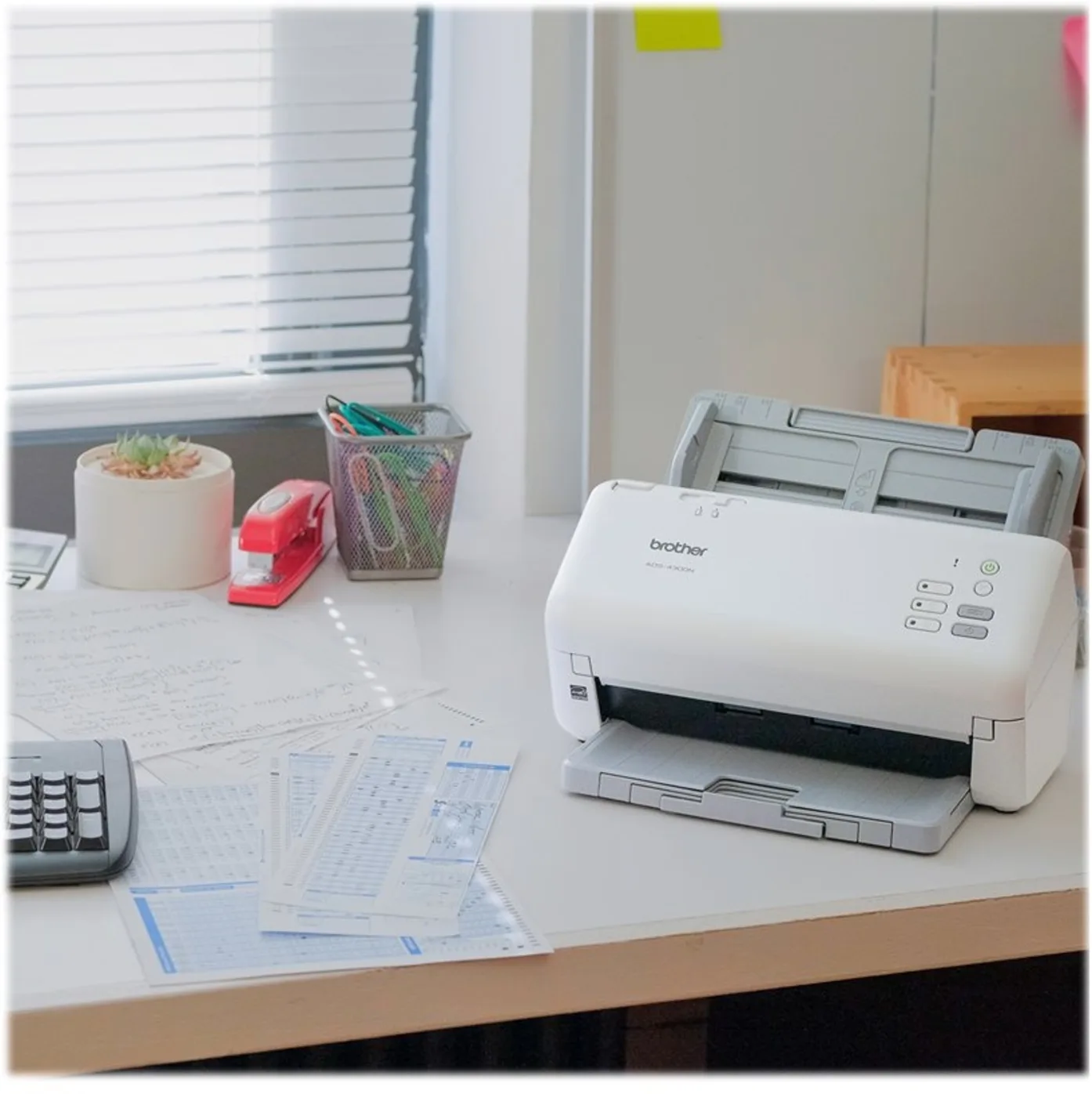 Imagen 0 de Escáner de Escritorio Brother ADS-4300N, Prof 600ppp 80ppm Doble Cara LAN USB2.0