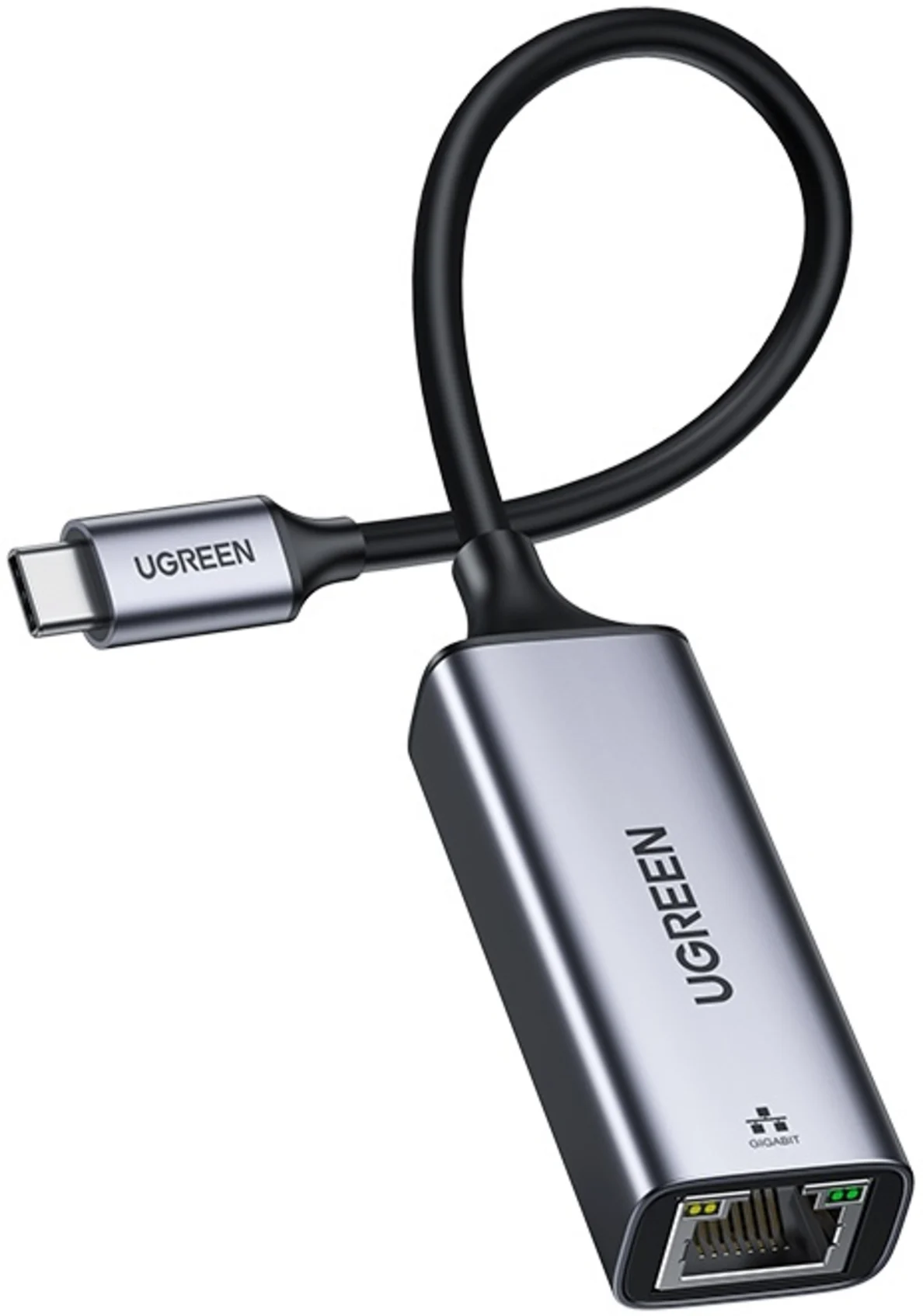 Imagen 0 de Adaptador Ugreen USB-C 3.1 RJ-45 Gigabit 10/100/1000 Material Aluminio CM199