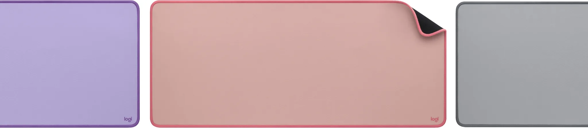 Imagen 5 de Logitech Desk Mat Studio Series - Alfombrilla de raton - gris medio