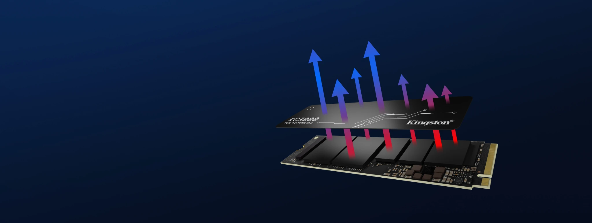 Imagen 9 de Unidad SSD Kingston KC3000 4TB M.2 22*80 PCIe4x4 NVMe Lec7000MB/s Esc7000MB/s