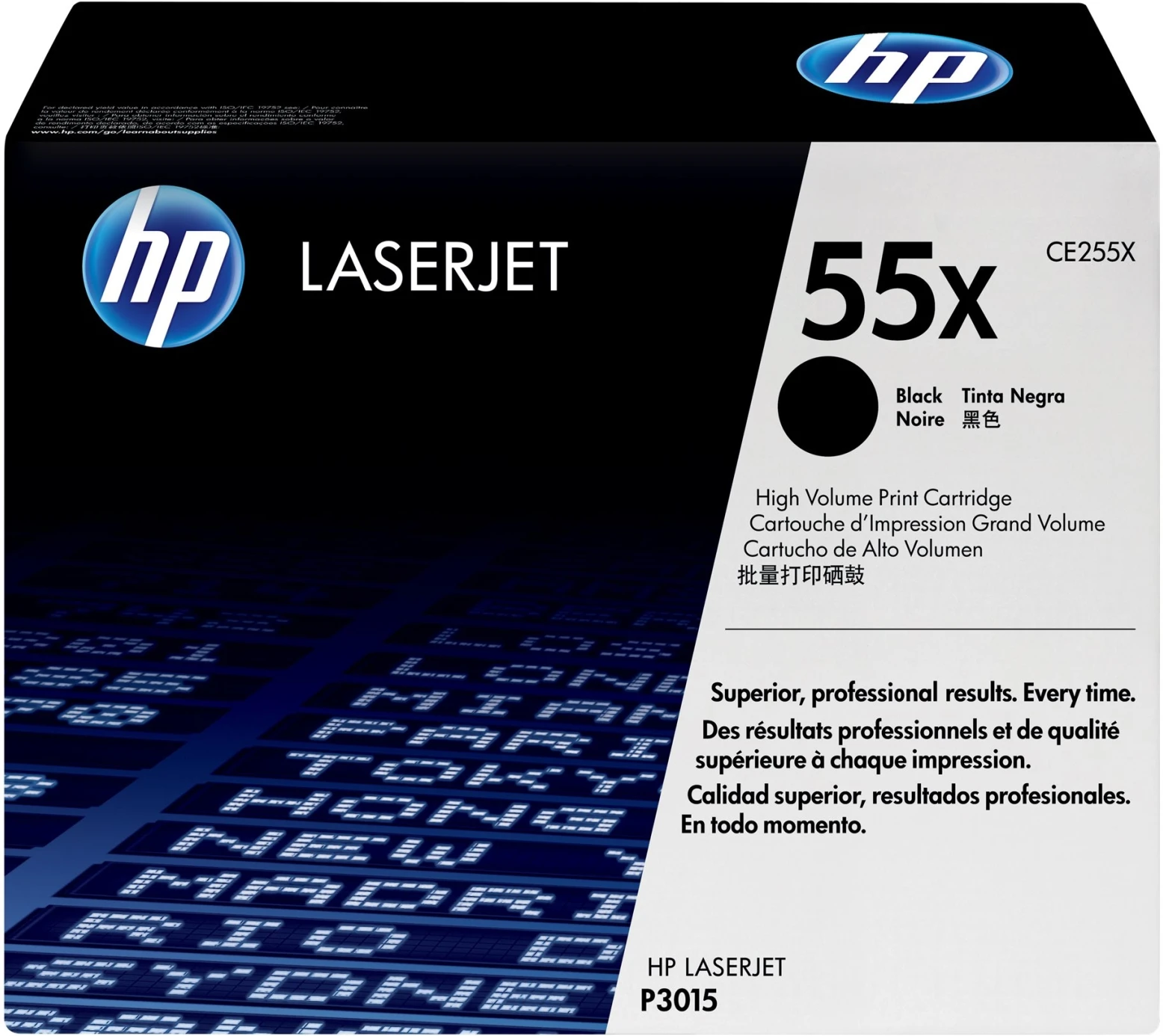 Imagen 3 de Toner HP 55X Negro para Imp LaserJet P3015/P3015dn/P3015x, 12.500 Paginas