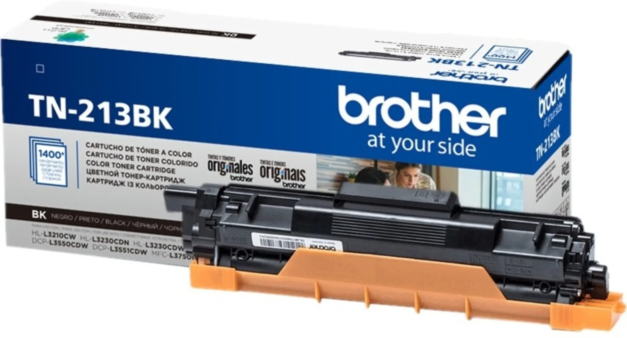 Imagen 0 de Toner Brother TN213BK Negro para HL-L3270CDW 1.400 Páginas aprox