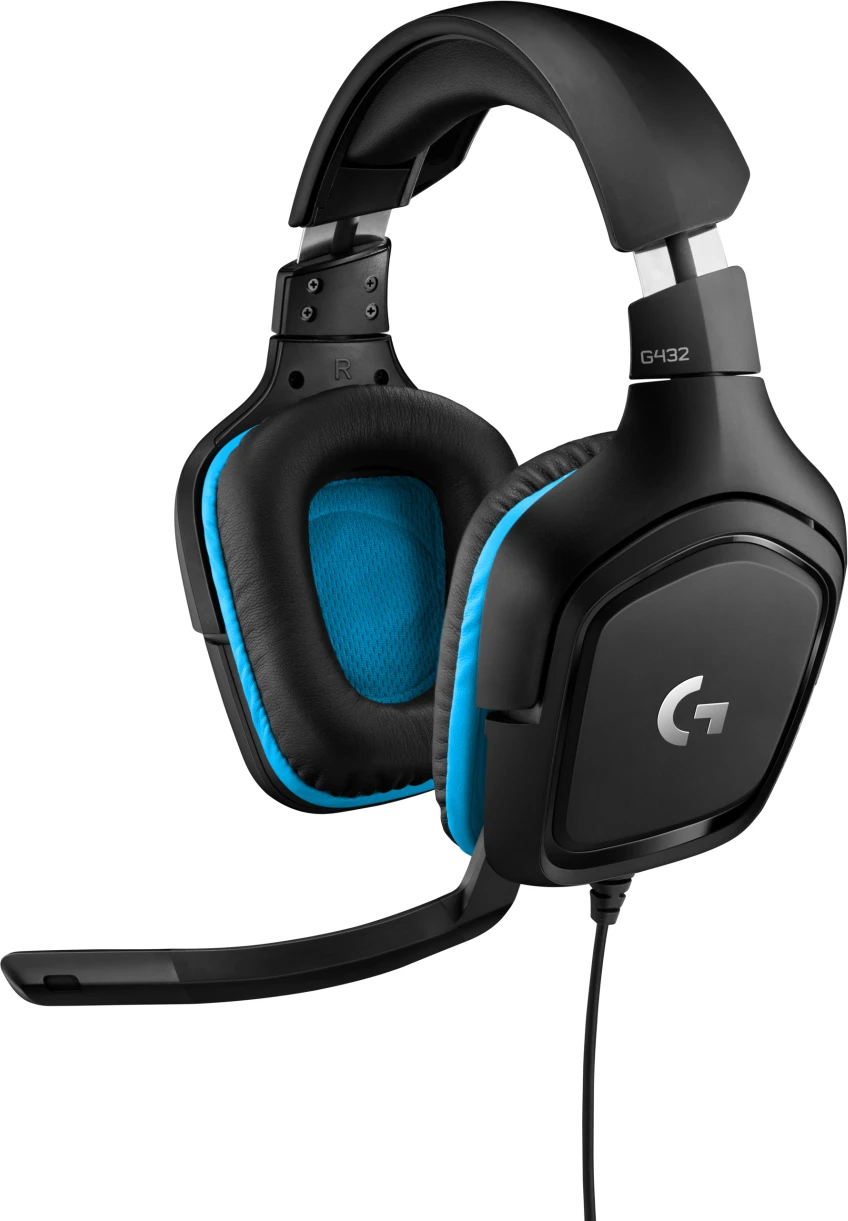 Imagen 0 de Cintillo Multimedia Logitech Gaming G432 alambrico sonido 7.1 20Hz-20kHz