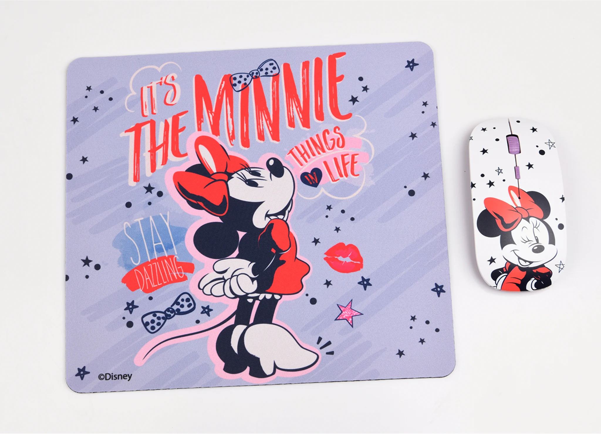 Imagen 3 de 76410N-NOC KIT MOUSE INALAMBRICO Y MOUSE PAD MINNIE 1