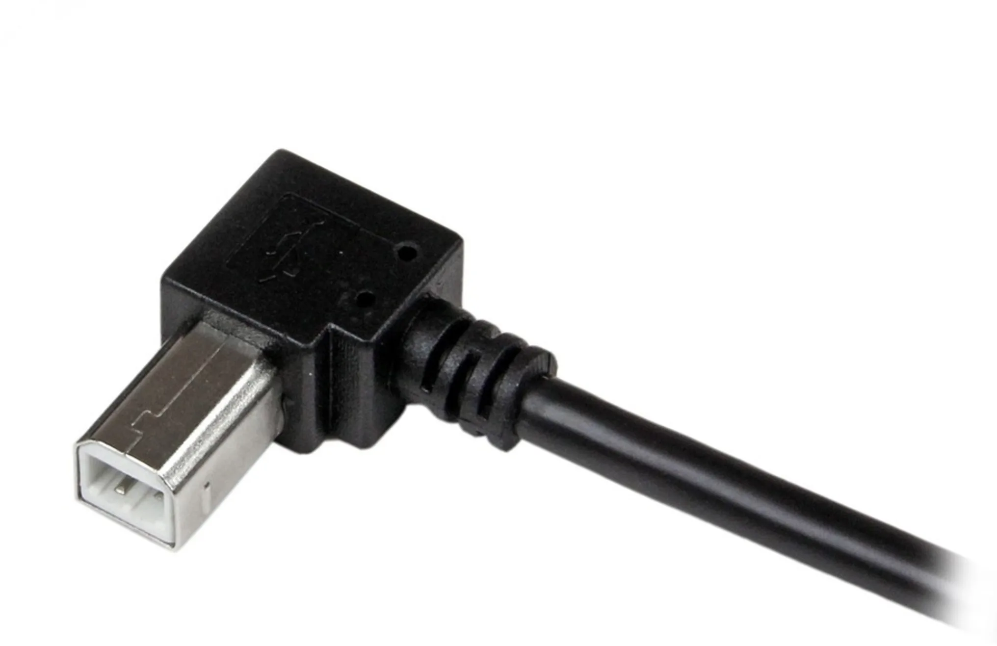 Imagen 3 de 2m USB 2.0 A to Right Angle B Cable M/M