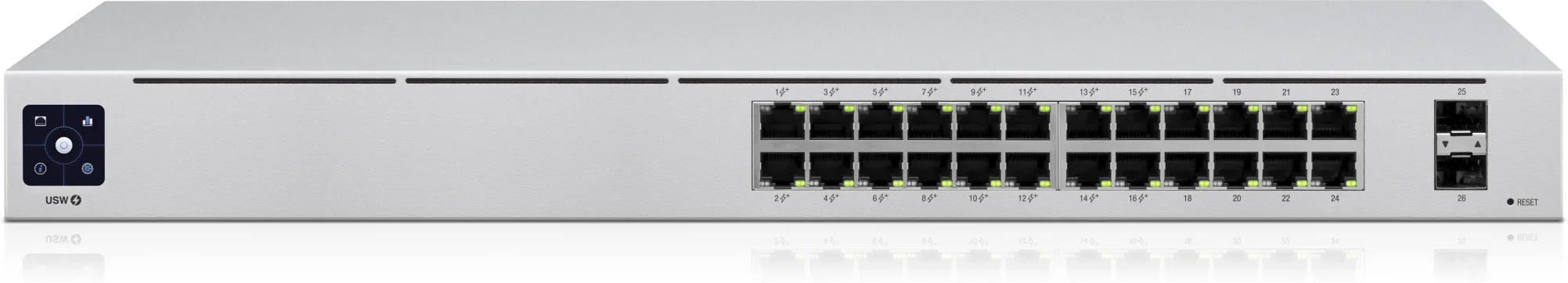 Imagen 4 de Switch Ubiquiti UniFi USW-24-POE Switch L2 PoE 24xGigE 16XPOE 2XSFP 