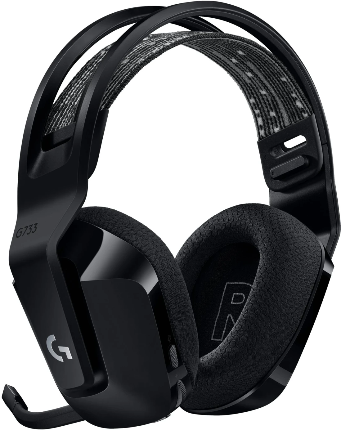 Imagen 4 de Audífonos Gamer Inalámbricos Logitech G733 LIGHTSPEED RGB 7.1 c/Mic USB2.0 Negro