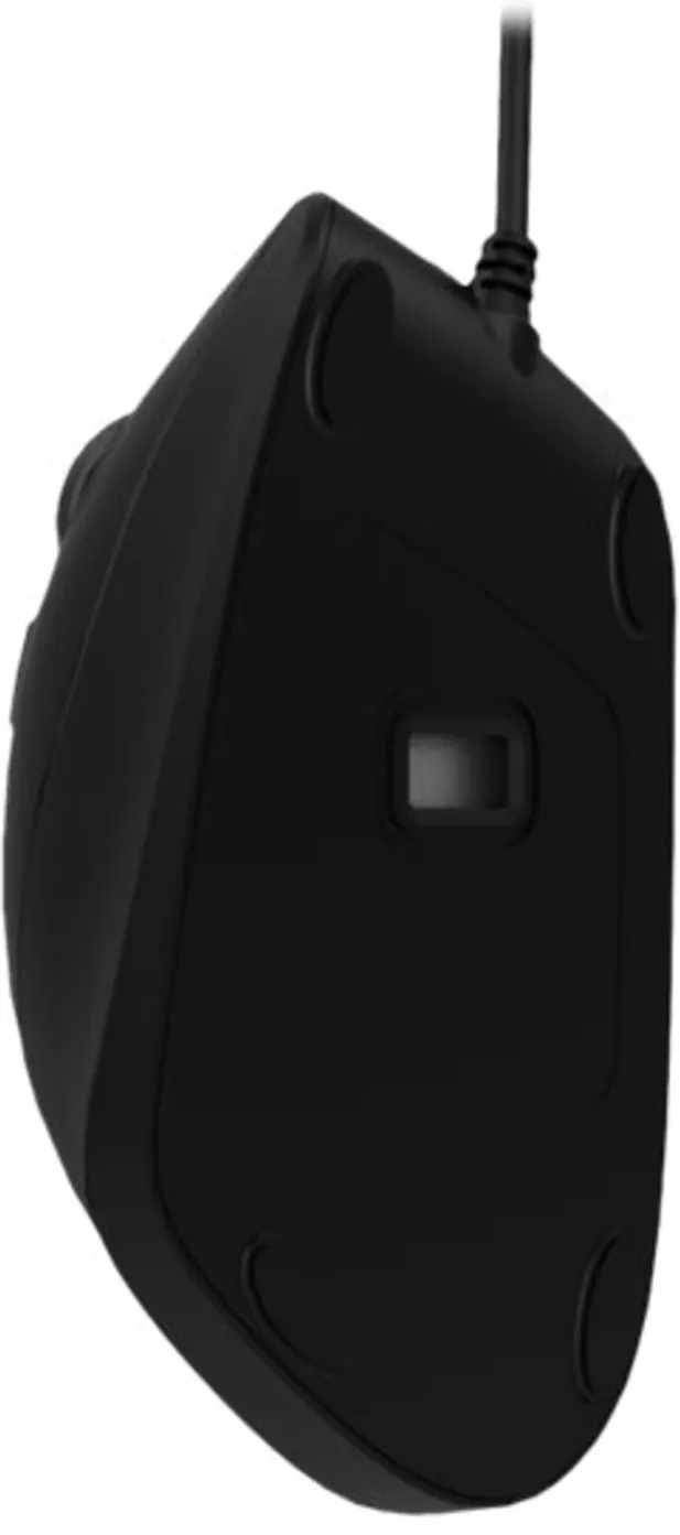 Imagen 13 de Mouse Ergonómico Alámbrico KlipX KMO-506 Óptico 1600dpi 6 Botones USB Negro