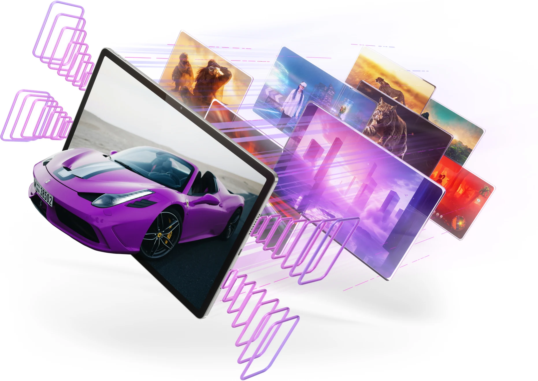 Imagen 14 de Tablet Lenovo IdeaTabPro TB373FU MTekD 8300 8GB 256GB 12.7"WIFI BT+Case+Pen+Buds