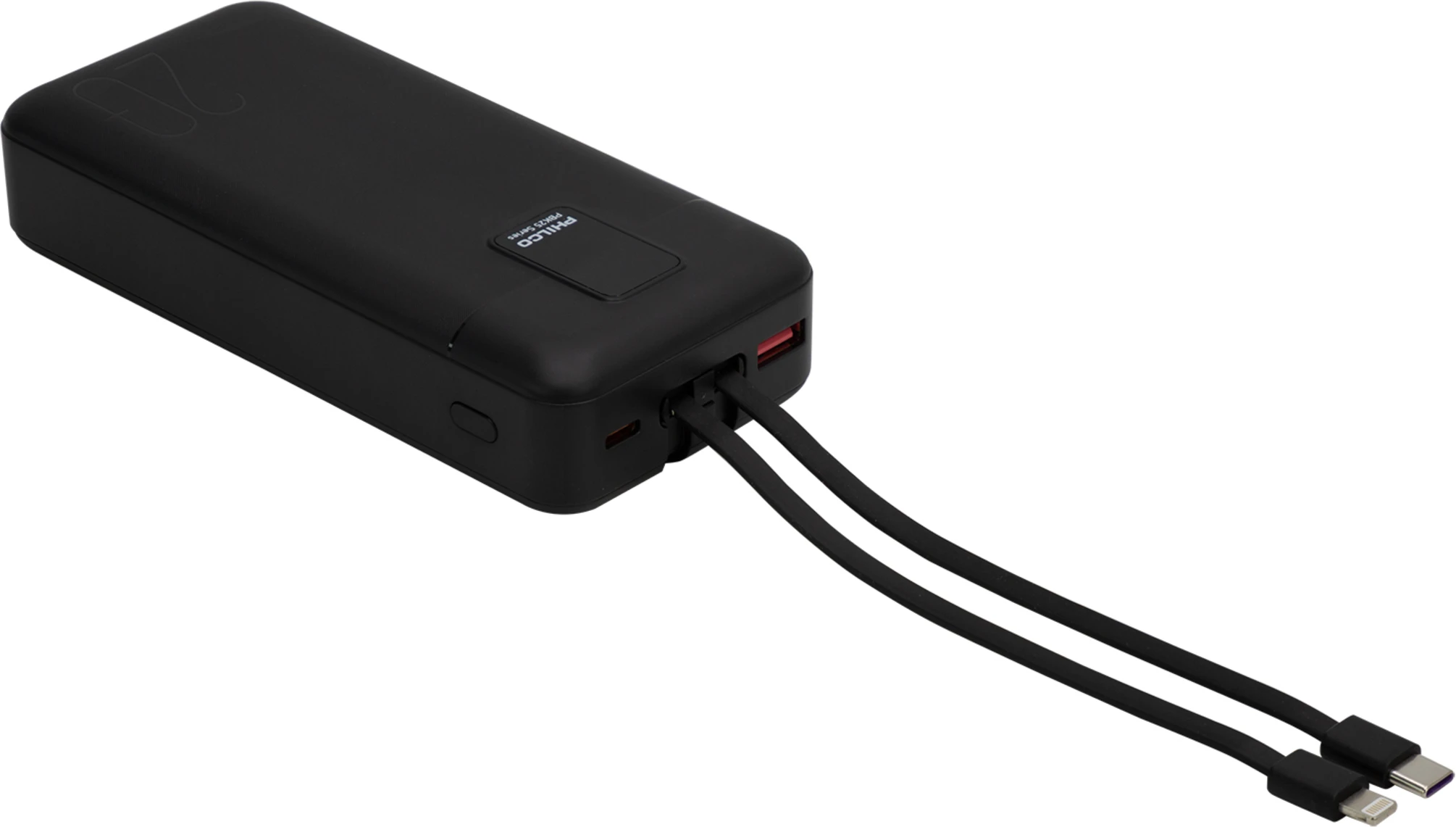 Imagen 2 de Power Bank Philco PBK25-20K 20.000mAh  PD 22.5W Color negro