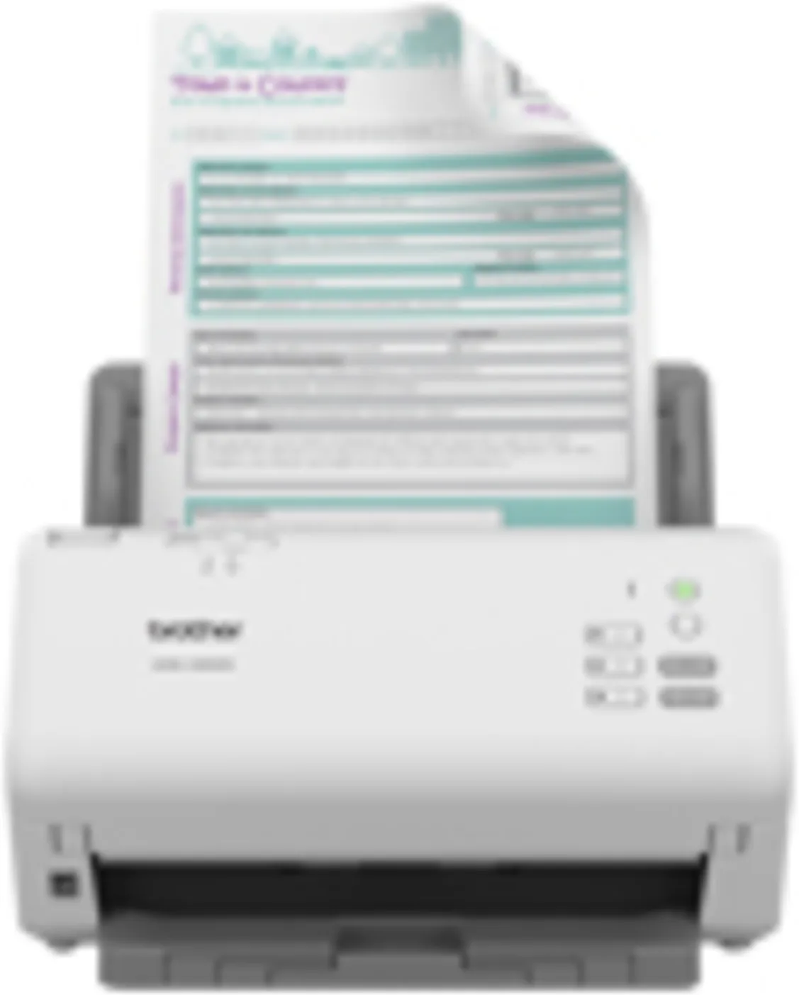 Imagen 3 de Escáner de Escritorio Brother ADS-4300N, Prof 600ppp 80ppm Doble Cara LAN USB2.0