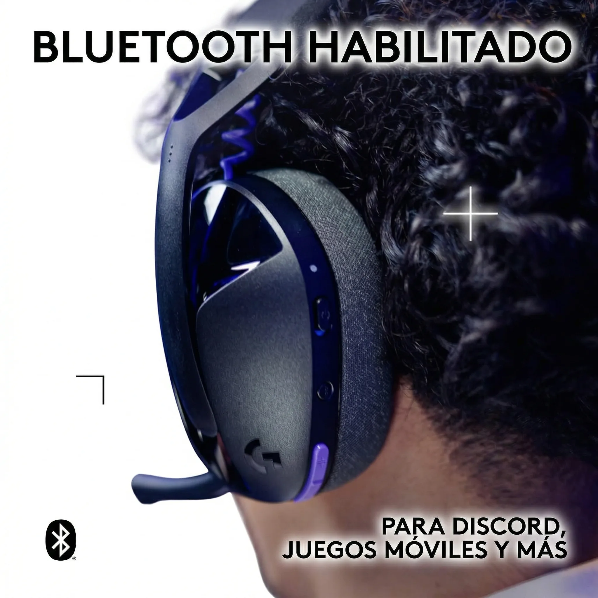 Imagen 12 de Audífonos Gamer Logitech G321 BT 5.2 USB-C/USB-A Negro 