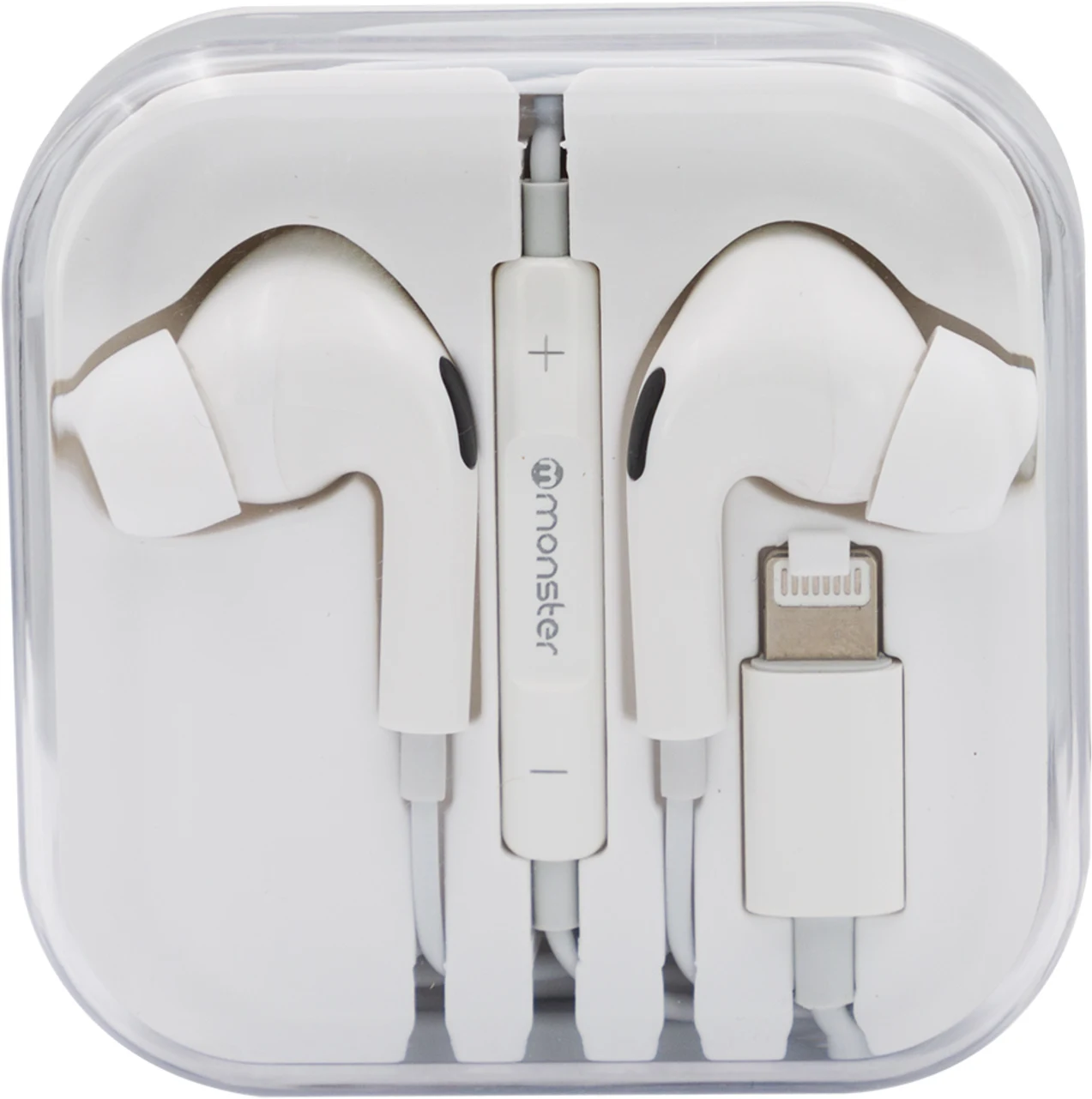 Imagen 1 de L21WT AUDIF. MONSTER ALAMBRICO M/LIBRES LIGHTNING BLANCO