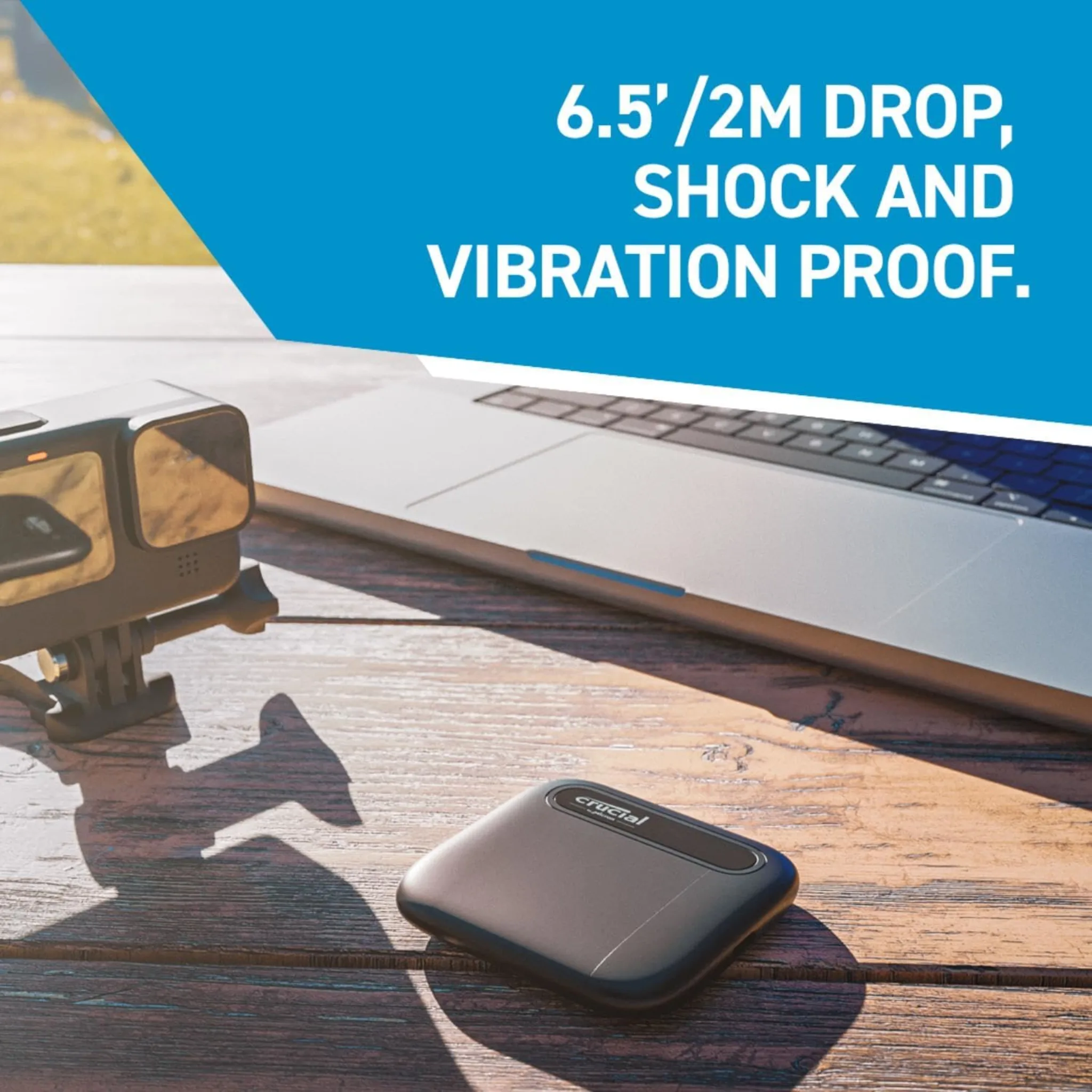 Imagen 12 de Unidad SSD Externo Crucial X6 1TB 2.5" USB-C 3.2 G2 Lec 800MB/s Color Negro