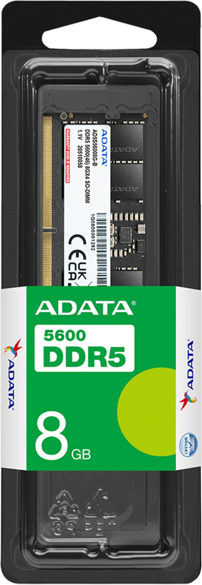 Imagen 3 de ADATA DDR5 U-DIMM 8GB 5600 SINGLE TRAY