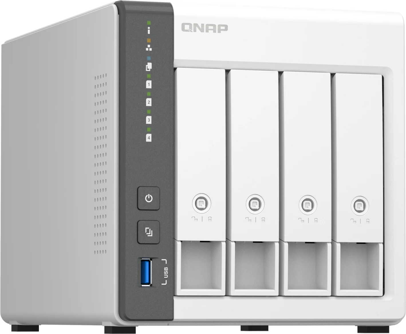 Imagen 3 de NAS QNAP TS-433-4G-US, 4 Bahias Quad-Core RAM 4GB 4*SATA 6Gb/s