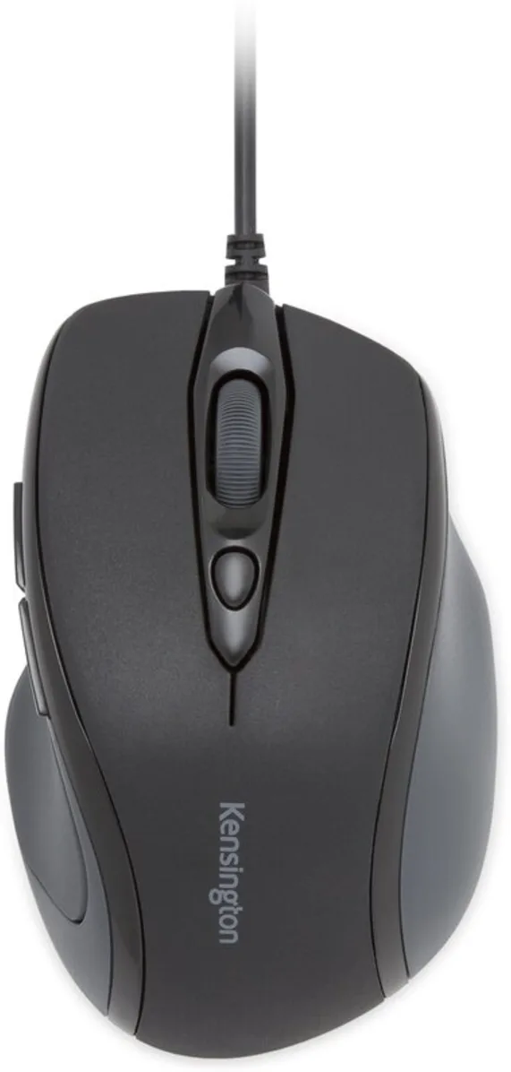 Imagen 1 de Mouse Alámbrico Kensington Pro Fit Mediano Óptico 1000dpi 5 Btns USB/PS2 Negro 