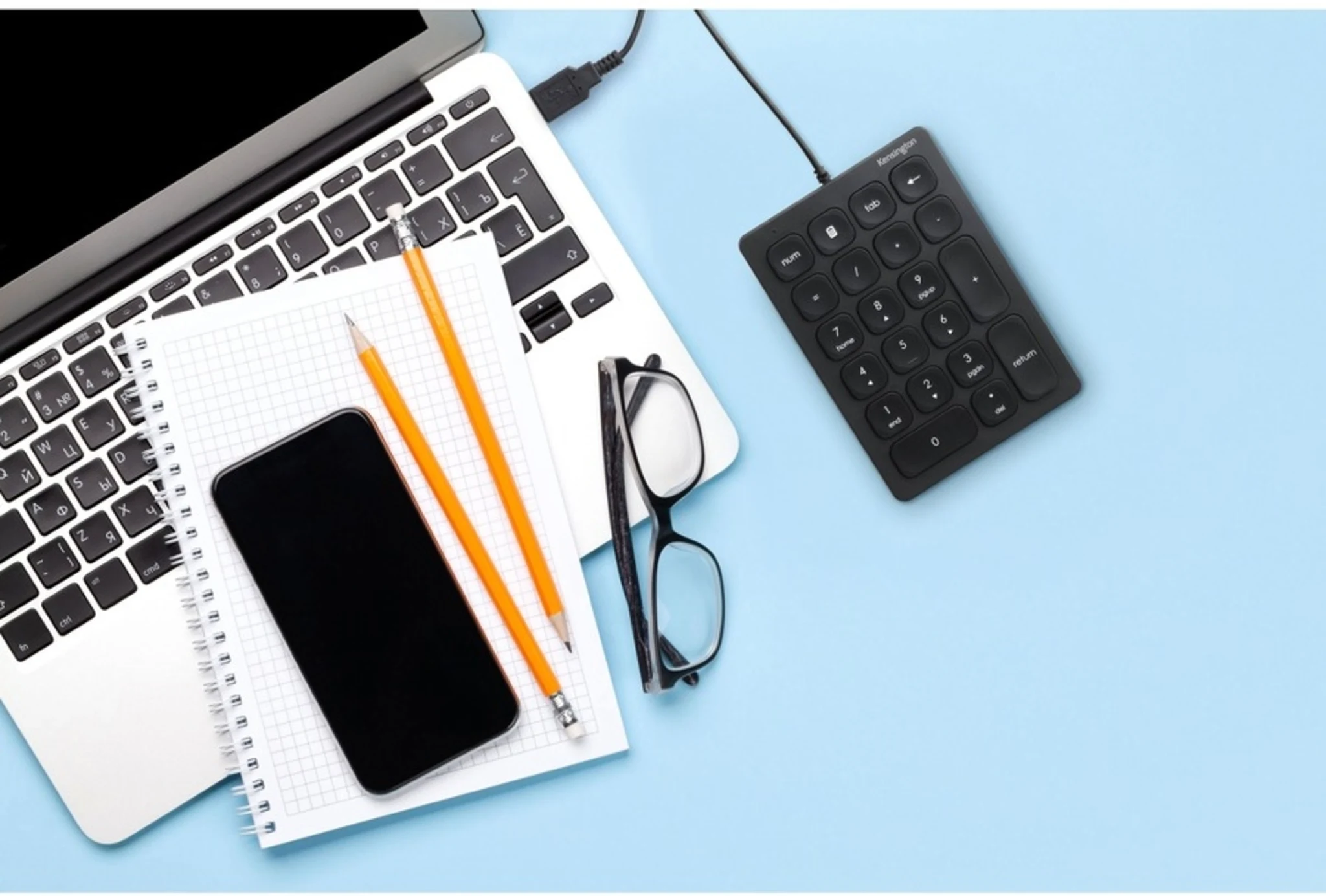 Imagen 6 de Teclado Numérico Alámbrico Kensington 21 Teclas + 4 acceso rápido USB Negro