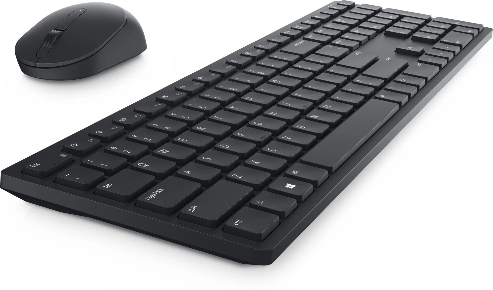 Imagen 3 de Kit Teclado Mouse Inalámbrico Dell KM5221W Óptico 1600DPI 3 Botns Español Negro