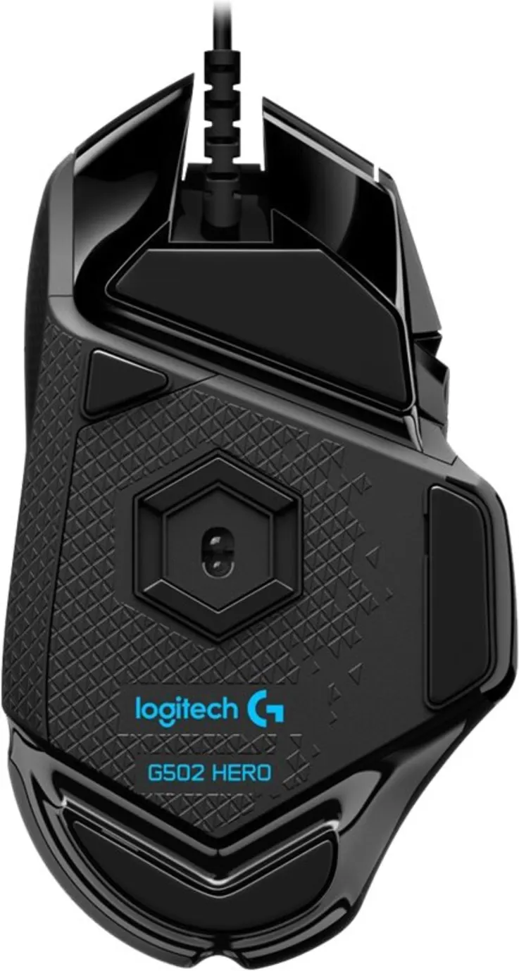 Imagen 7 de Mouse Gamer Alámbrico Logitech G502 Hero Óptico 16000dpi 11 Btns USB RGB Negro