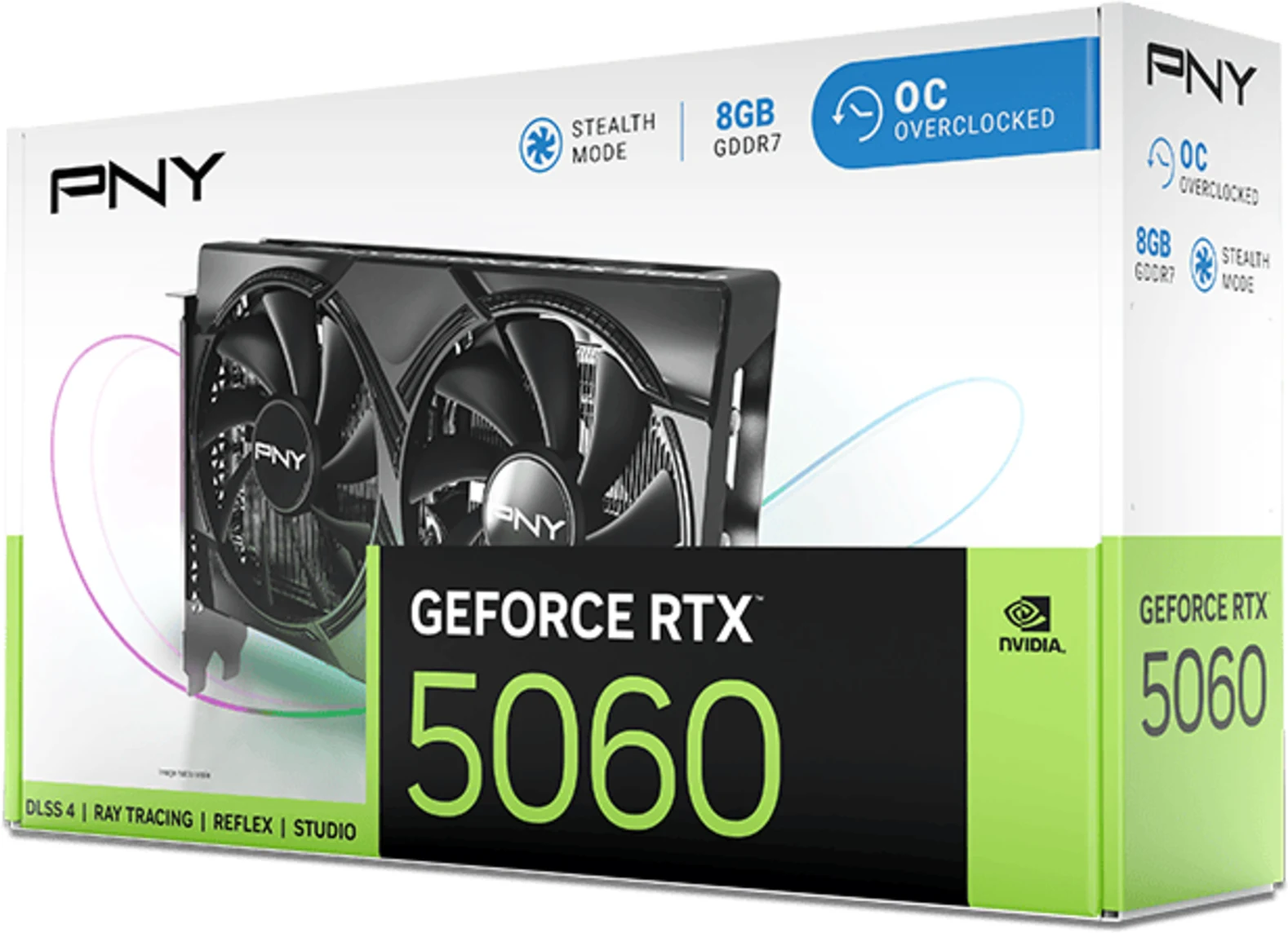 Imagen 1 de Tarjeta de Video PNY NVIDIA GeForce RTX 5060 8GB GDDR7 3*DP HDMI Dual Slot 550W
